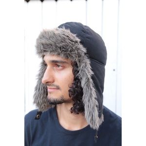 Men’s Winter Hat (Fleece-lined) (Bomber-style)